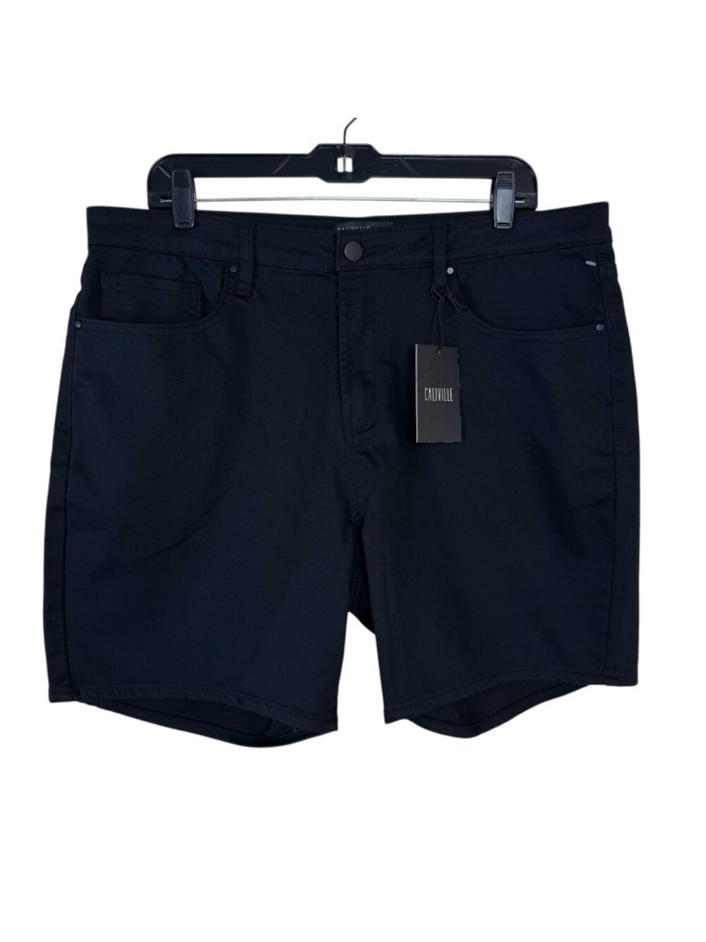 Caliville NEW Black Shorts Men's Size XXL 7in Inseam Casual Classic Preppy